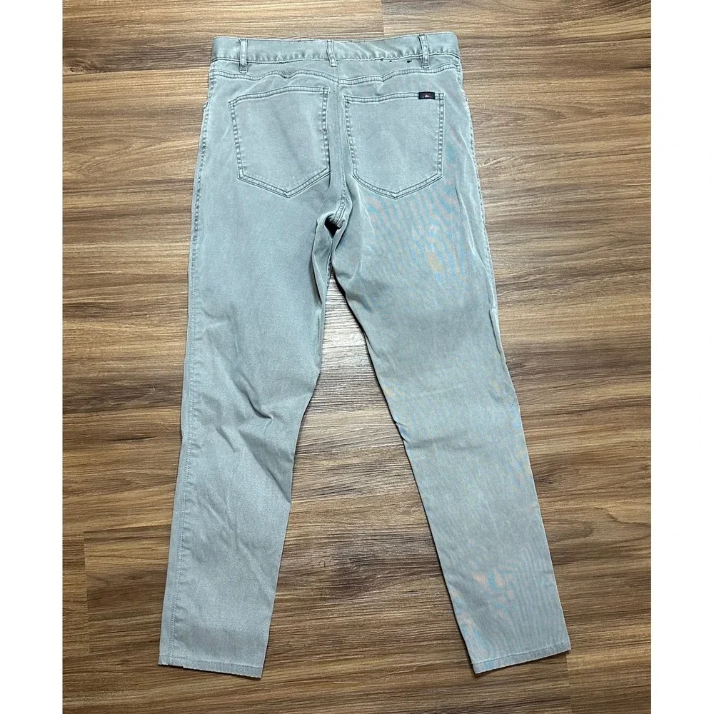 Faherty Men's Comfort Twill 5 Pocket Pants 2.0 Stretch Grey Slim Fit Sz 32x29